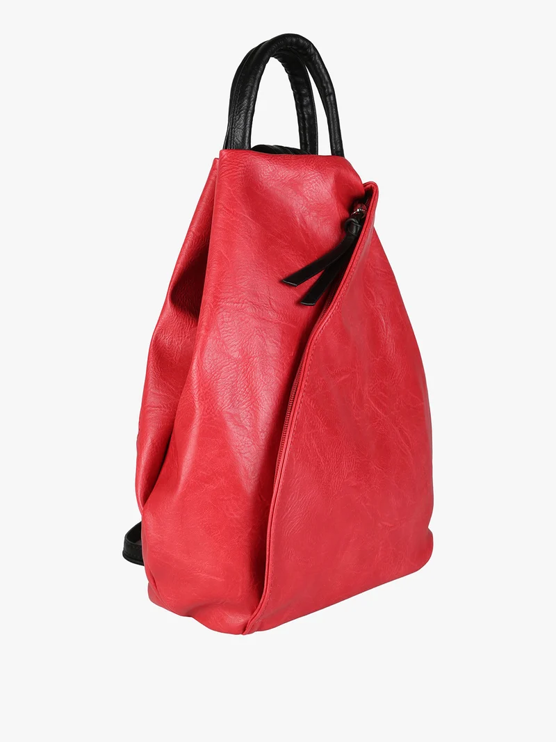 Zaino da donna in ecopelle - rosso