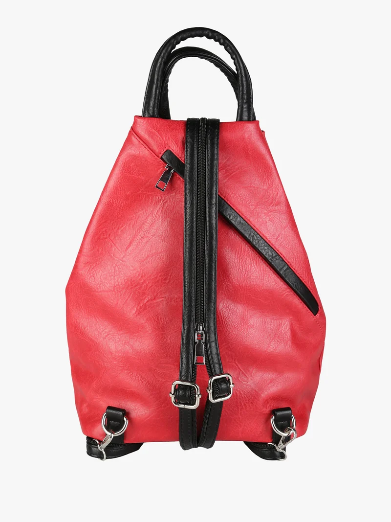 Zaino da donna in ecopelle - rosso