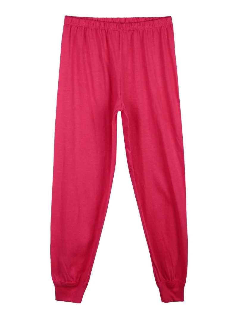 Pigiama lungo bambina Anna E Elsa - fucsia
