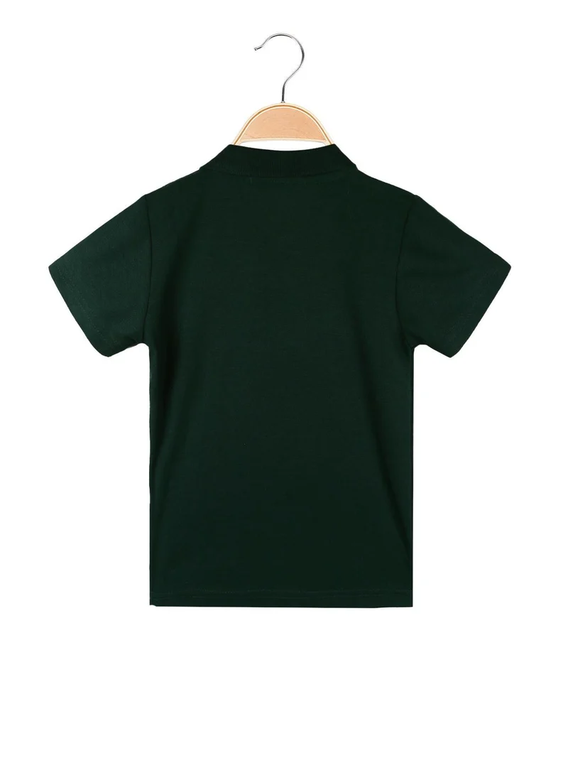 Polo bambino manica corta - verde