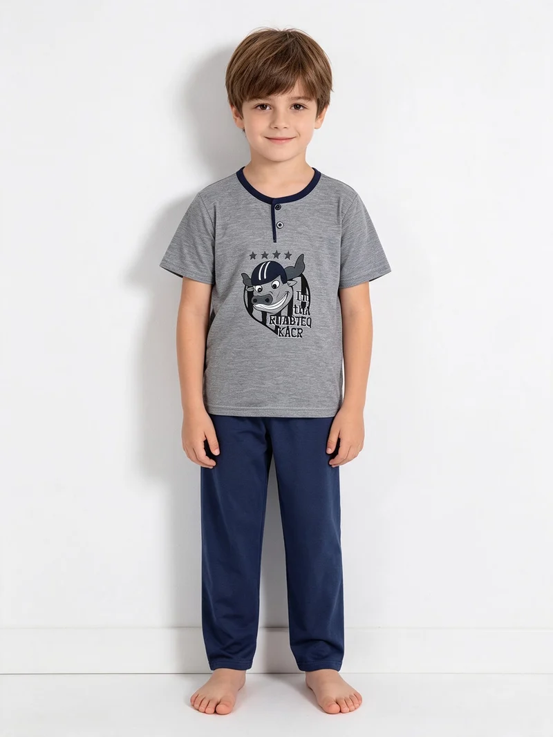 Pigiama bimbo 2 pezzi - blu