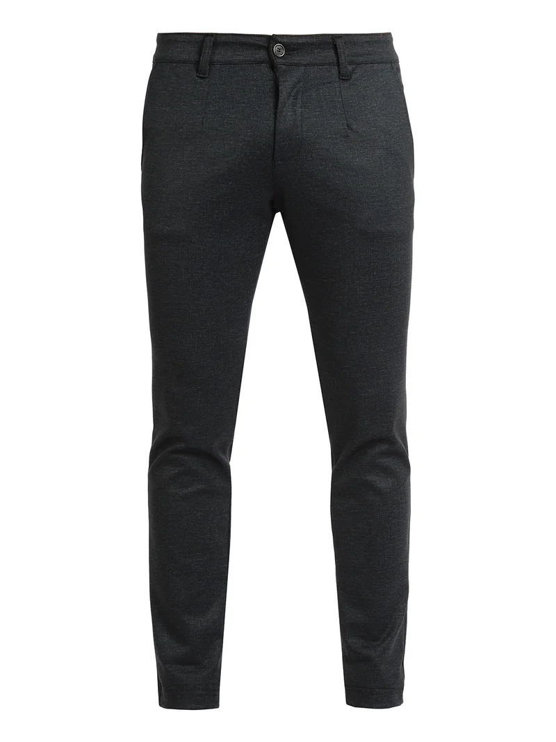 Pantaloni casual da uomo - blu scuro