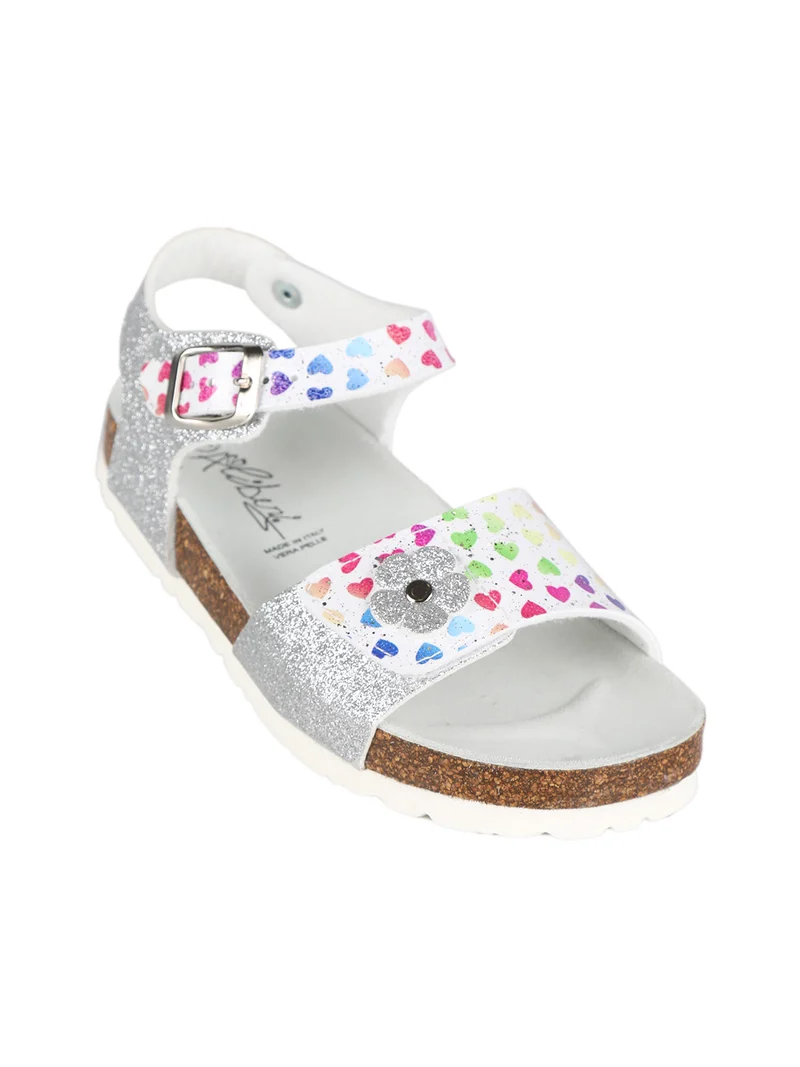 Sandali anatomici da bambina con stampa - multicolore