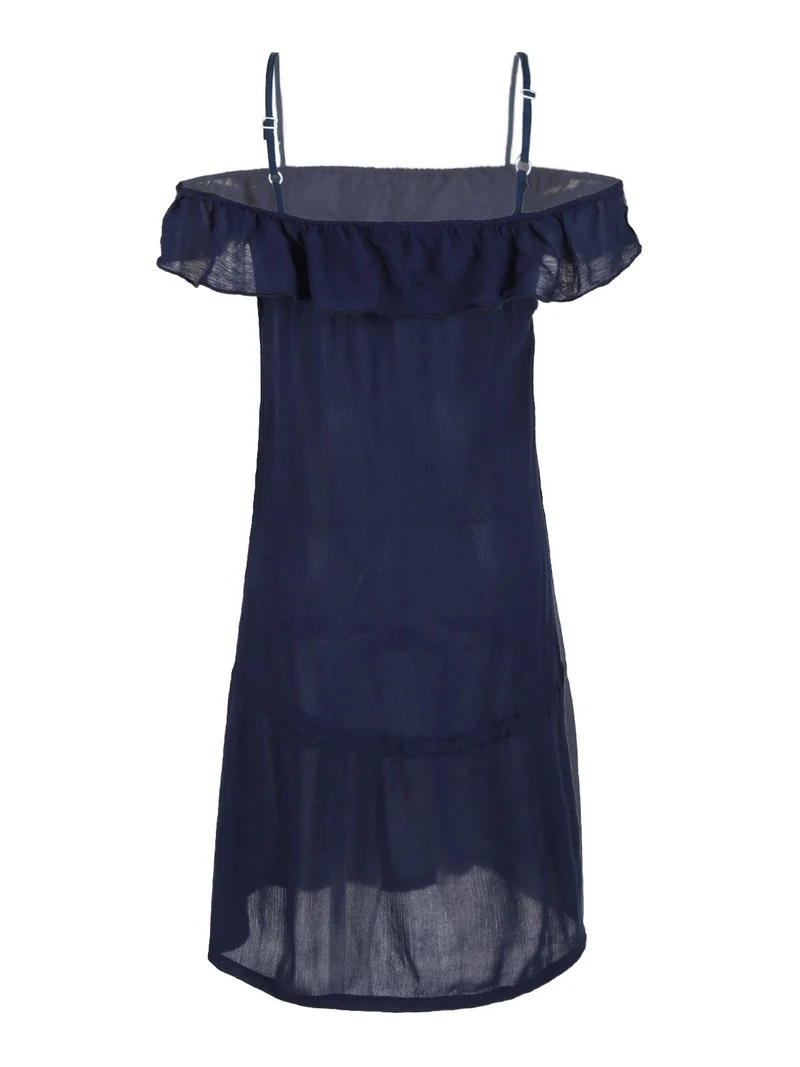 Vestitino da casa spalla stretta - blu scuro