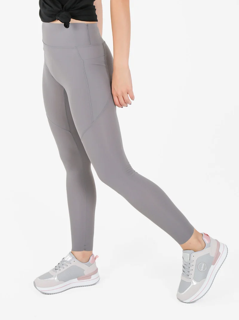 Leggings donna elasticizzati - grigio