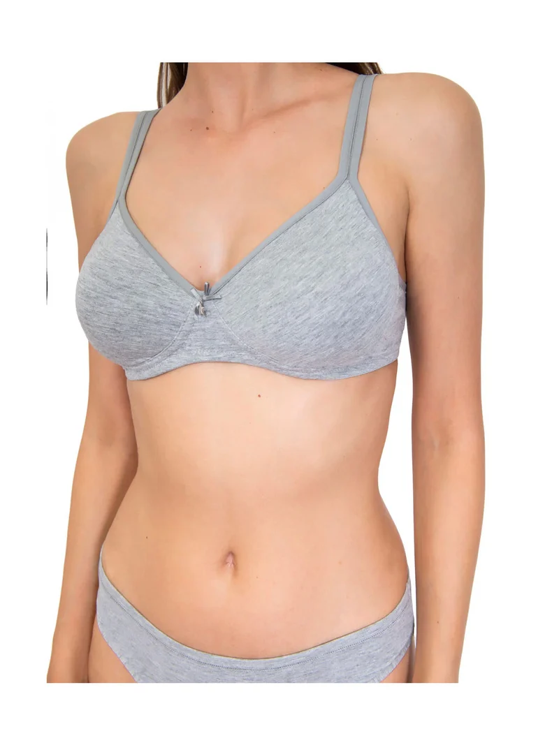 Reggiseno semi imbottito coppa B 1452 - grigio