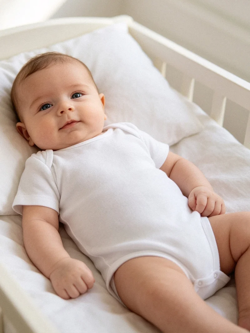 Body bambini manica corta 2 PEZZI - bianco