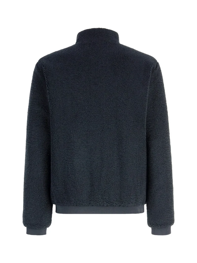 SWEATER Giacca reversibile da uomo con zip - blu scuro