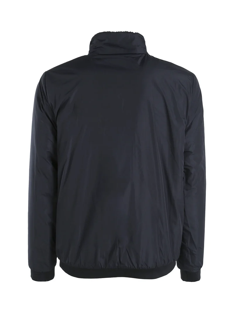 SWEATER Giacca reversibile da uomo con zip - blu scuro