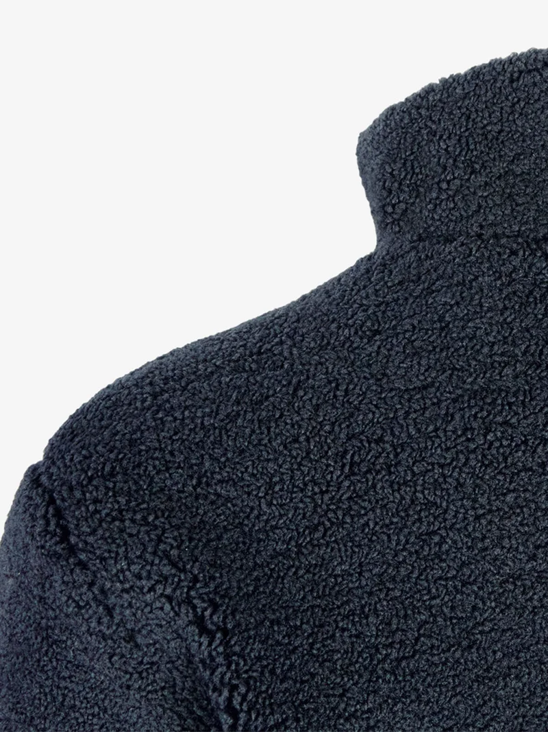 SWEATER Giacca reversibile da uomo con zip - blu scuro