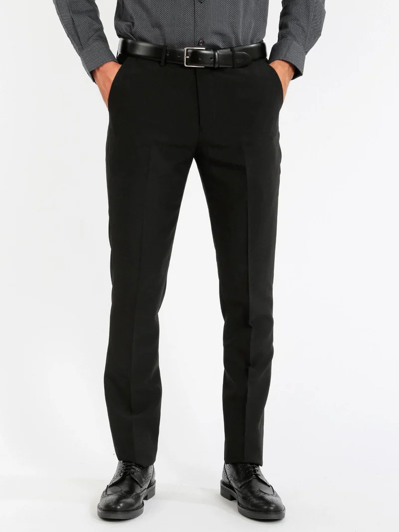 Pantalone uomo classico da abito - nero