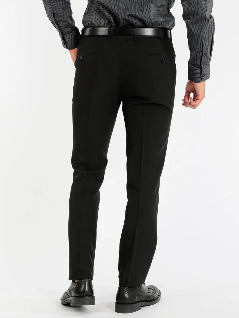 Pantalone uomo classico da abito - nero