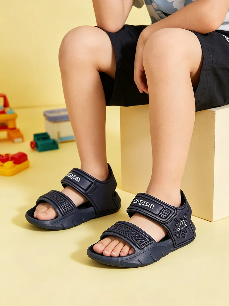SPLASH Sandali da bambino in gomma con cinturino a strappo - blu scuro