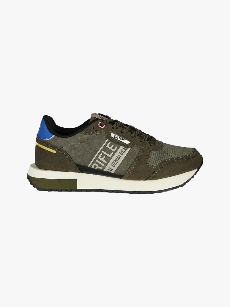 EVARAGE Sneakers da uomo stringate - militare