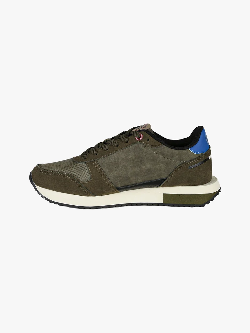 EVARAGE Sneakers da uomo stringate - militare