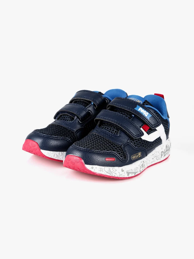 Sneakers da bambino con strappi - blu scuro