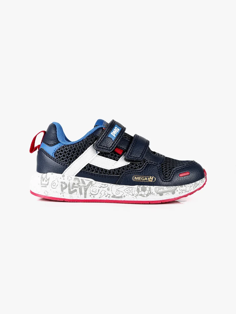 Sneakers da bambino con strappi - blu scuro