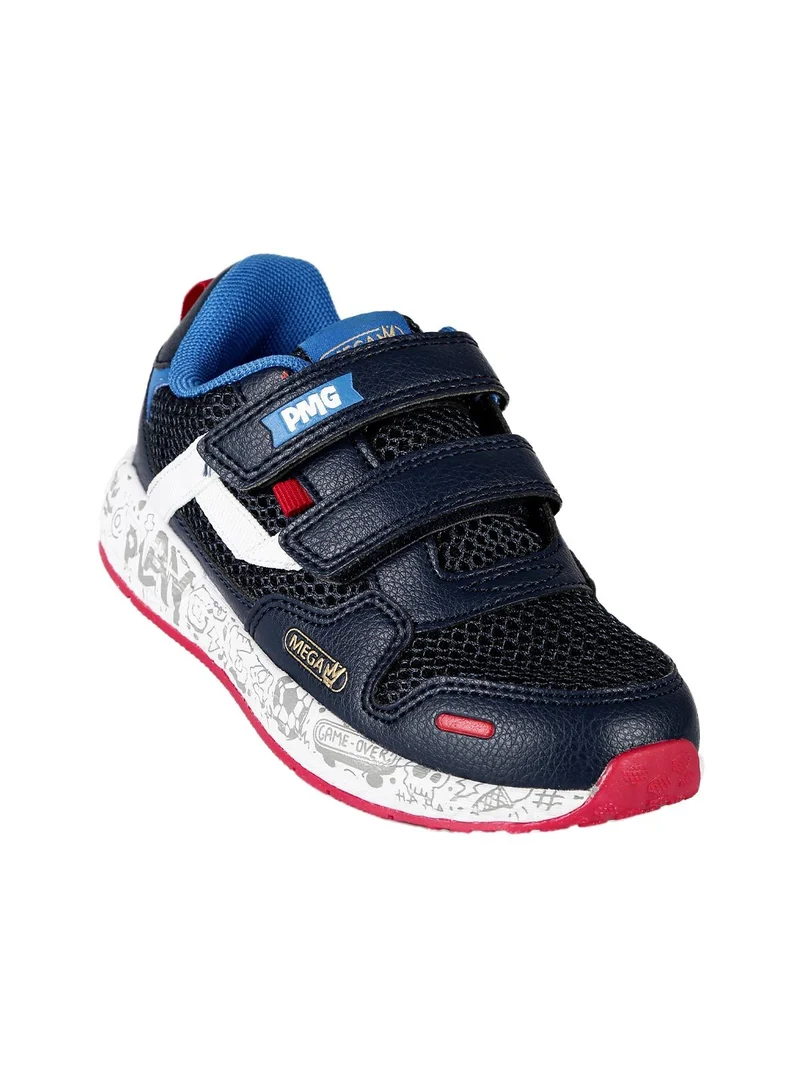 Sneakers da bambino con strappi - blu scuro