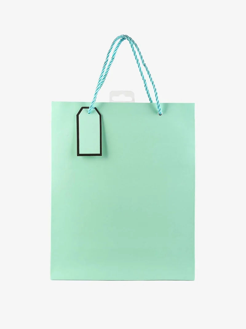 Sacchetto da regalo lucido - acqua marina