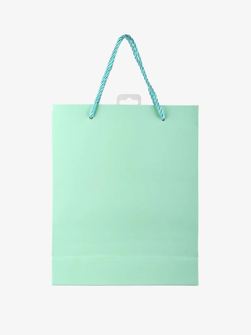 Sacchetto da regalo lucido - acqua marina