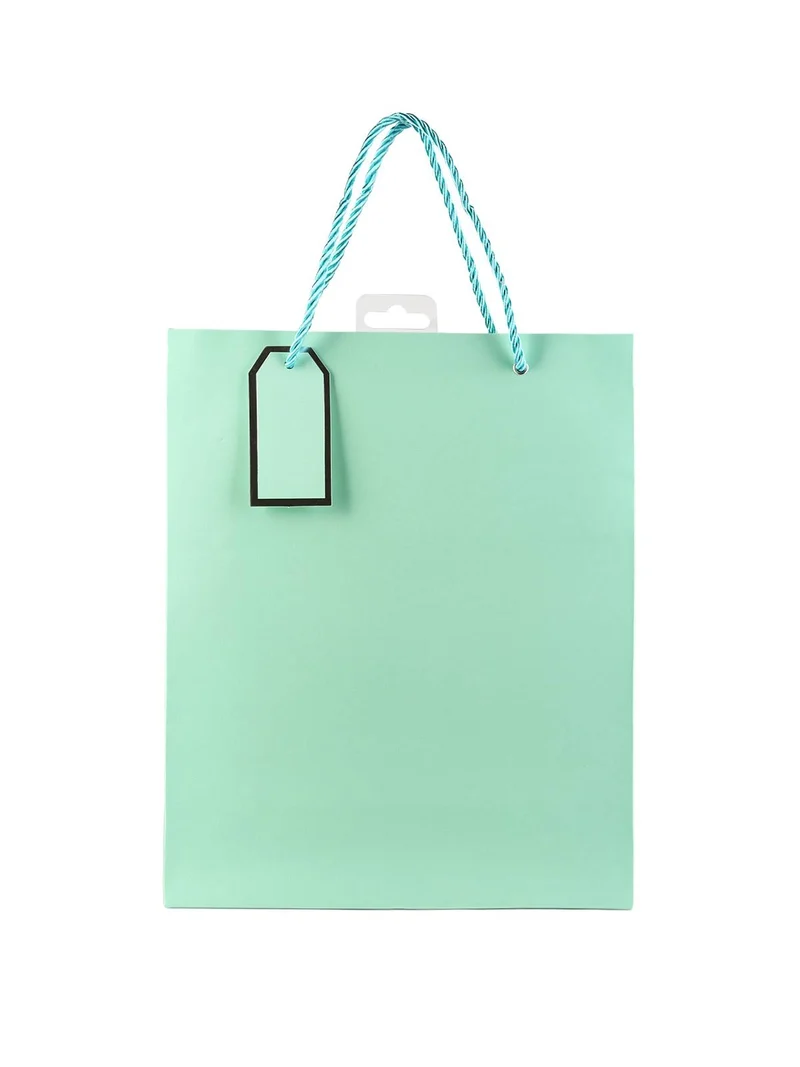 Sacchetto da regalo lucido - acqua marina