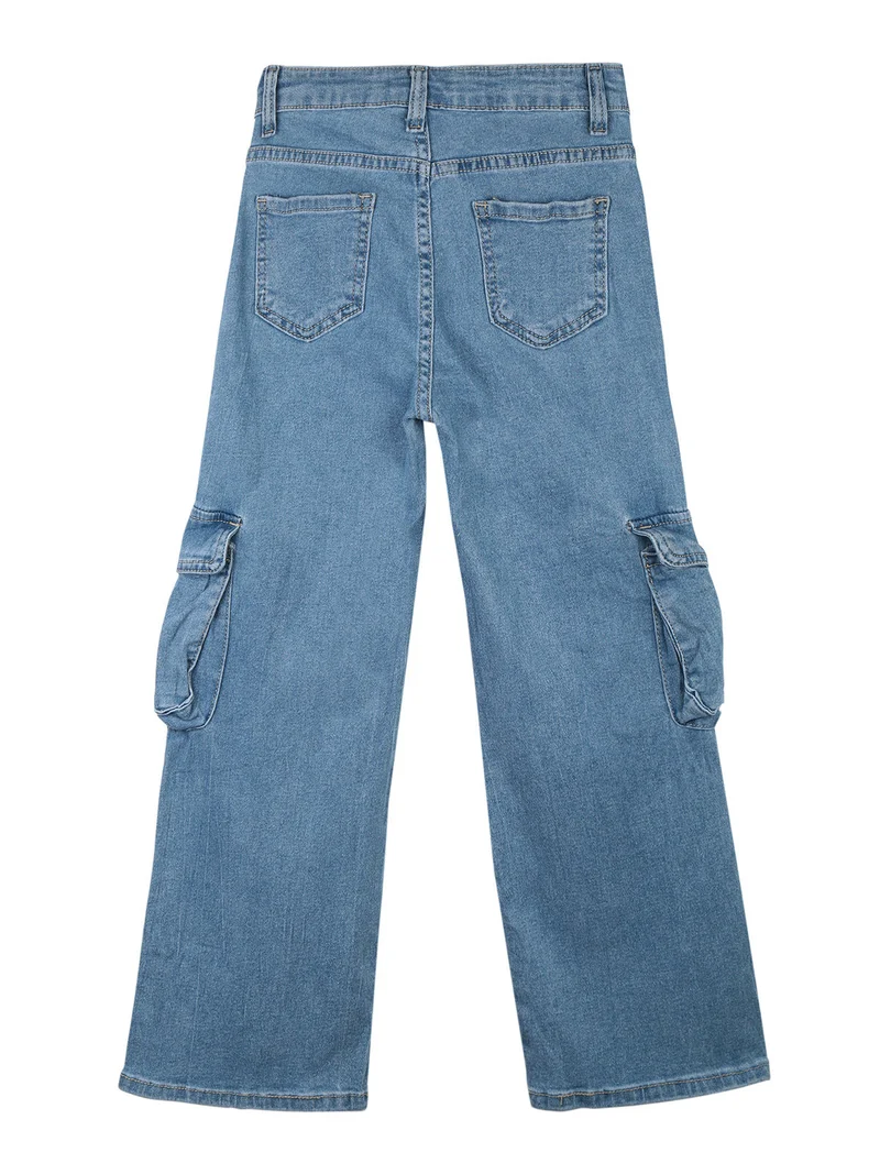 Jeans da ragazza con tasconi - jeans