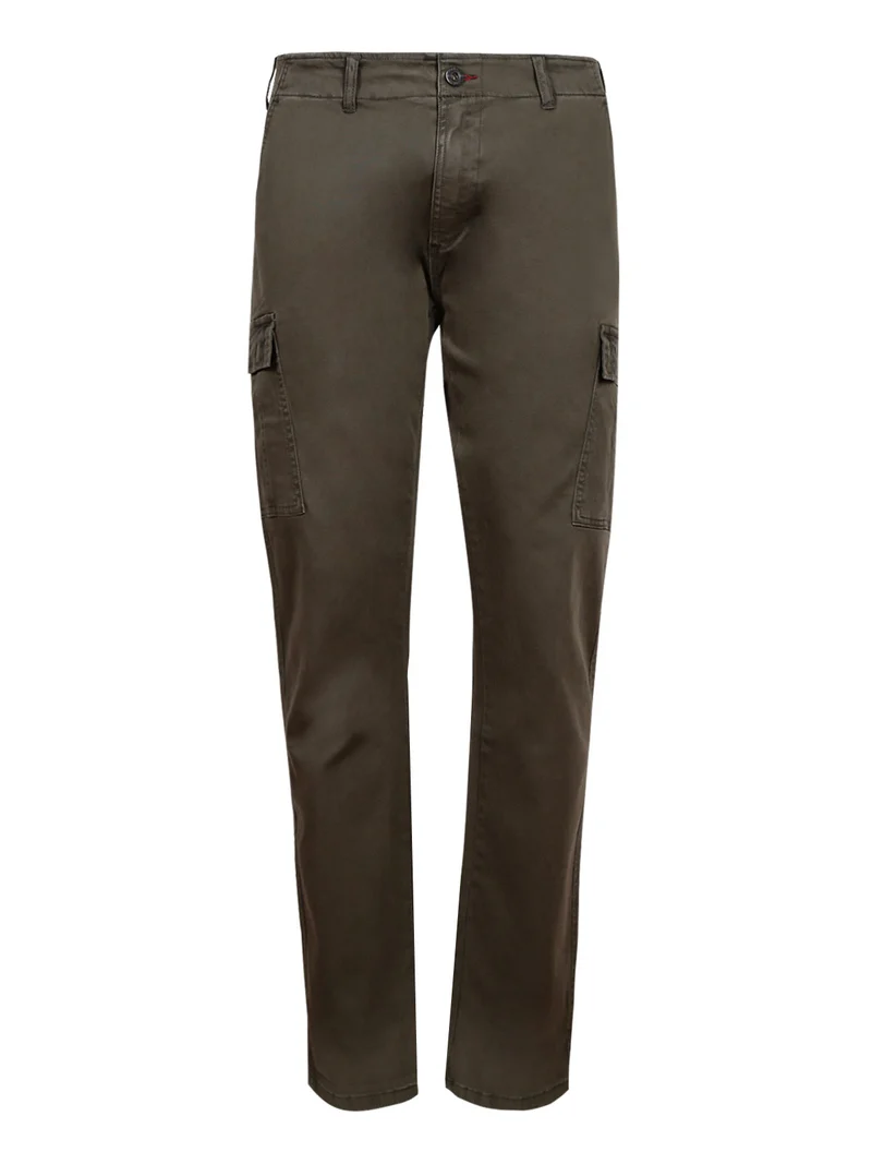 Pantaloni con tasconi uomo - militare