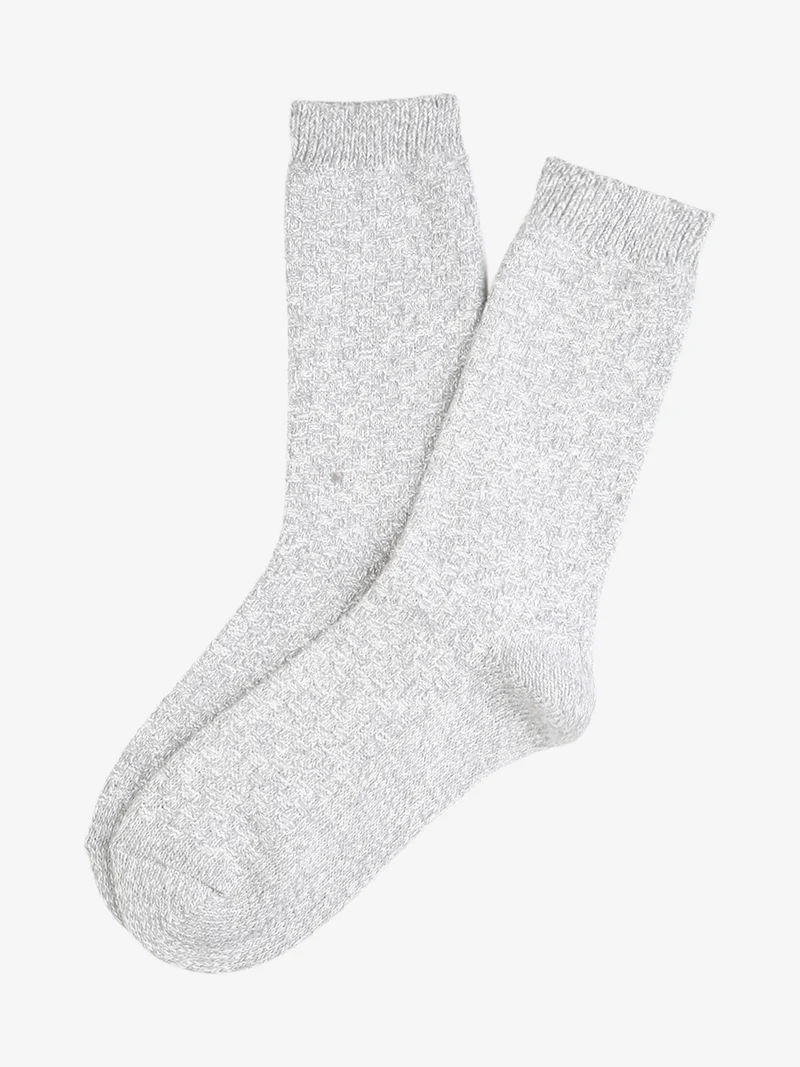 Calze midi da donna morbide - grigio