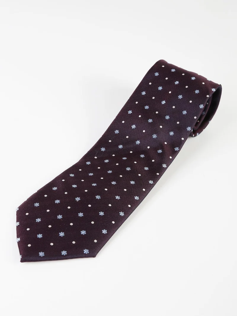 Cravatta uomo con stampe - viola