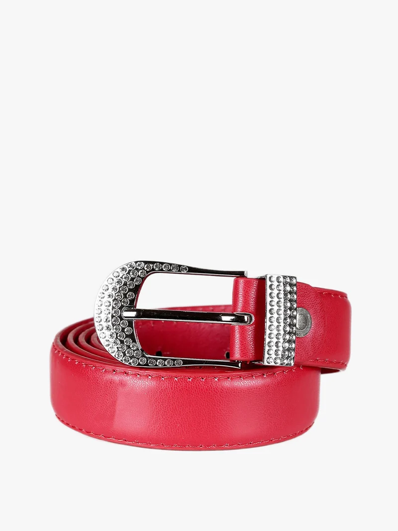 Cintura donna con strass - rosso