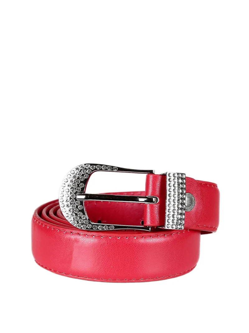 Cintura donna con strass - rosso