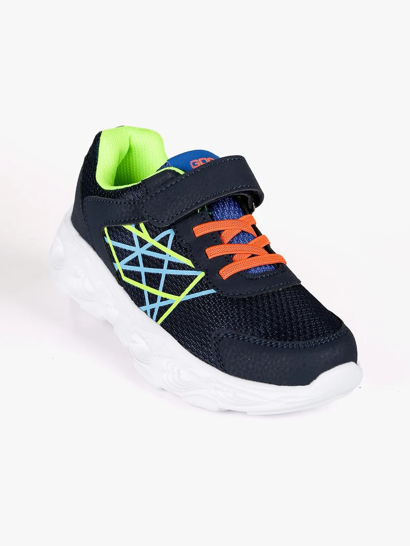 Sneakers da bambino con strappo - blu scuro