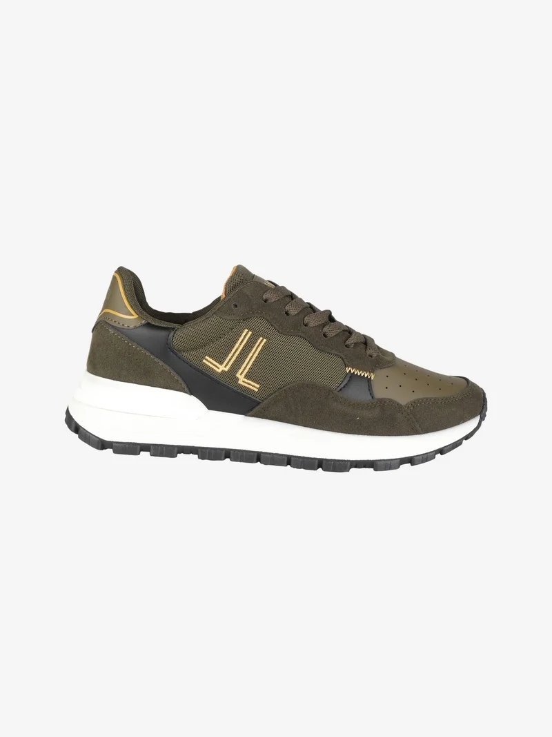 Sneakers basse sportive da uomo - oliva