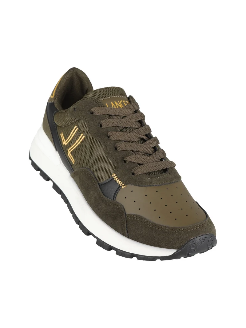 Sneakers basse sportive da uomo - oliva