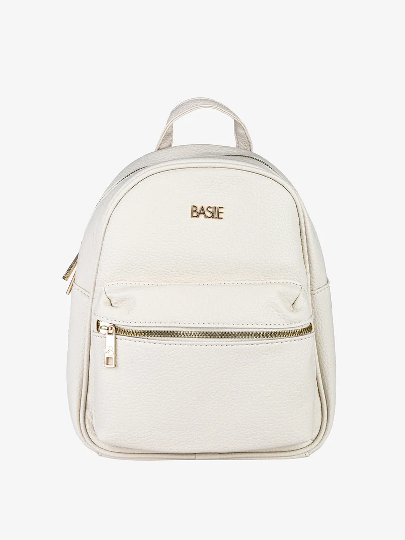 Zainetto donna in ecopelle - beige