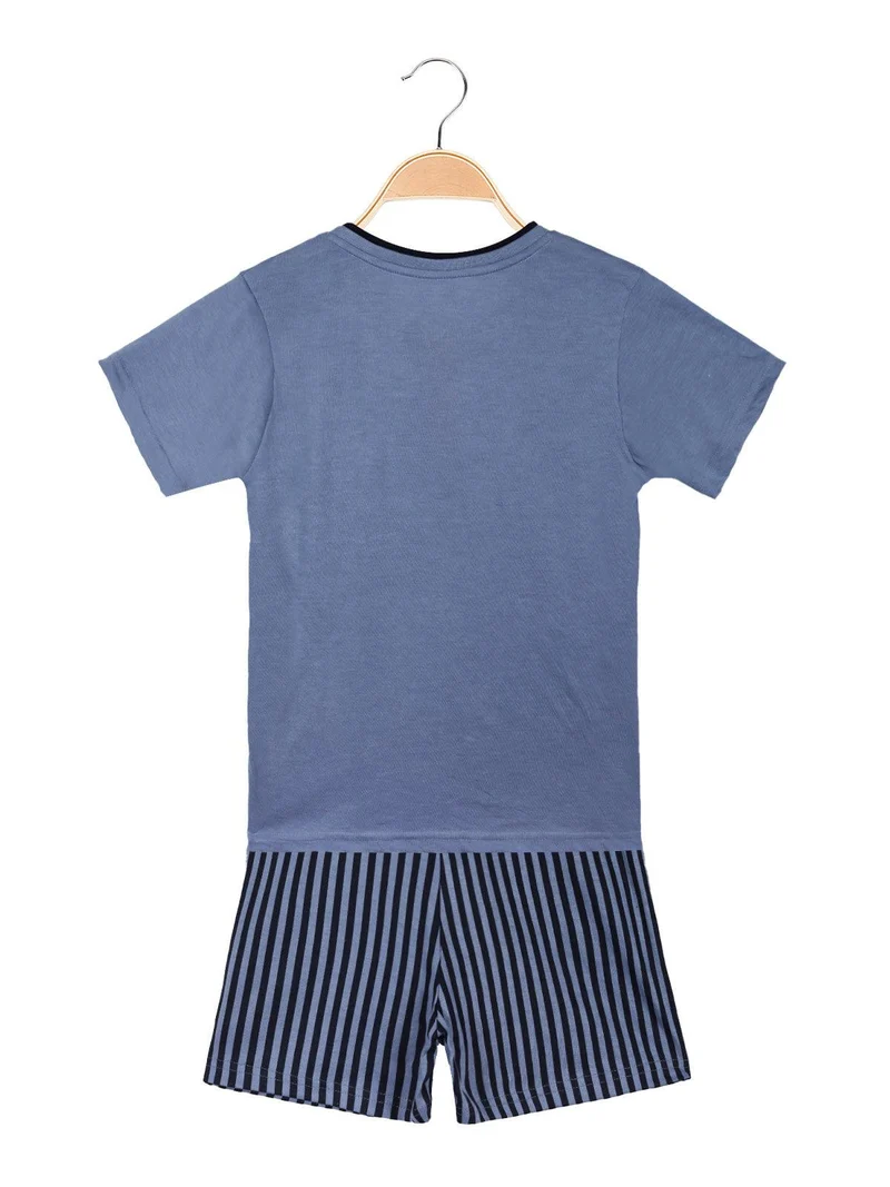 Pigiama corto bambino - jeans