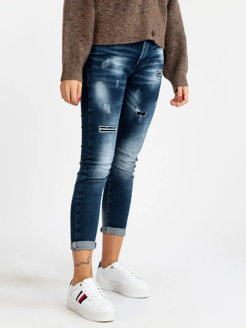Jeans donna con strappi - jeans