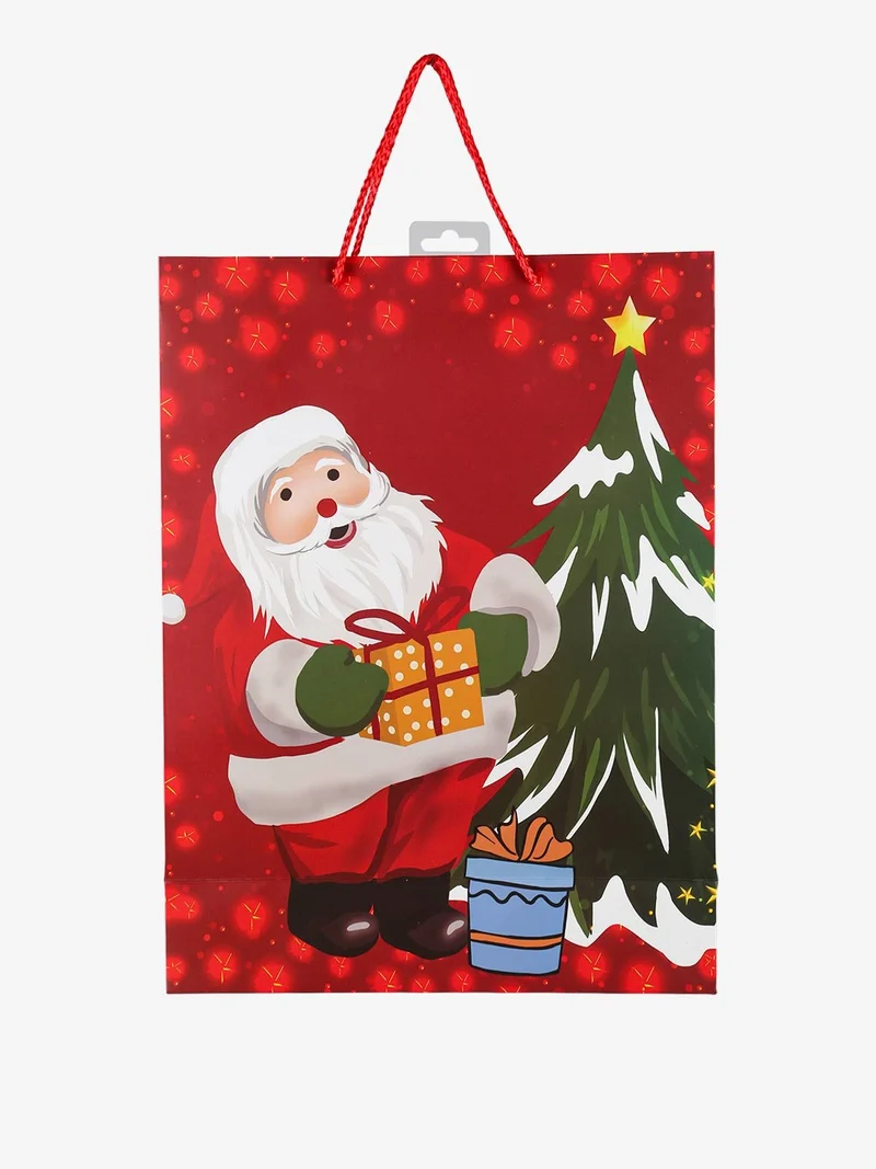 Sacchetto regalo Babbo Natale grande