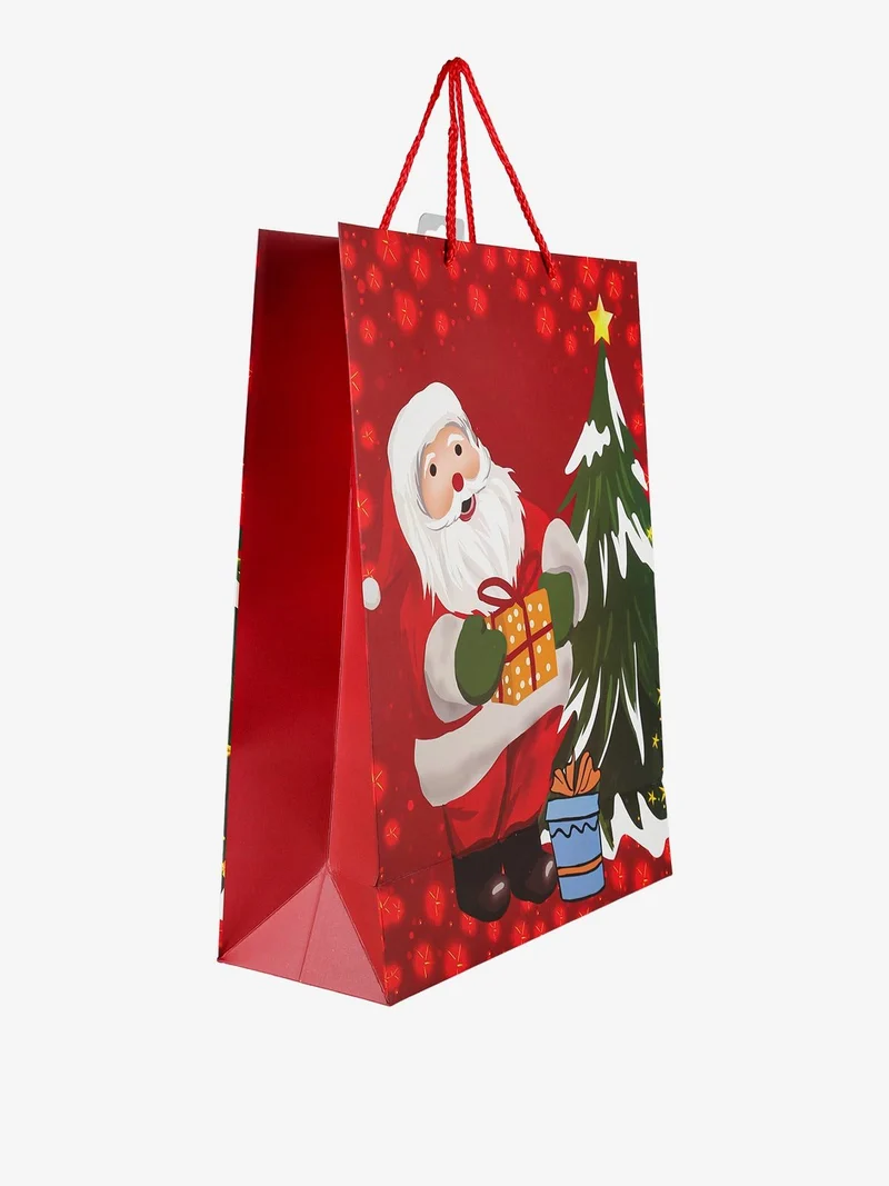 Sacchetto regalo Babbo Natale grande