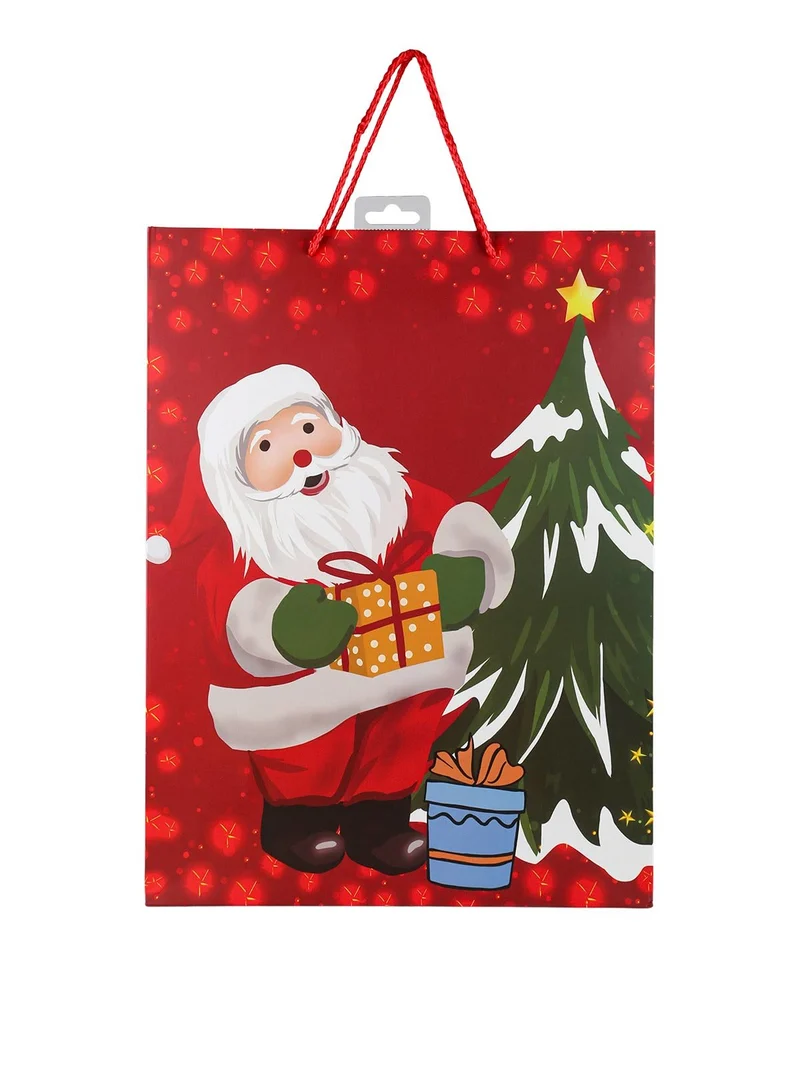 Sacchetto regalo Babbo Natale grande