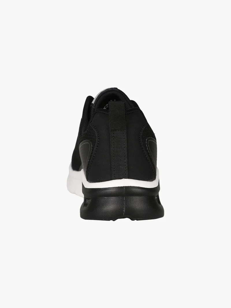 Sneakers donna sportive in maglia - nero