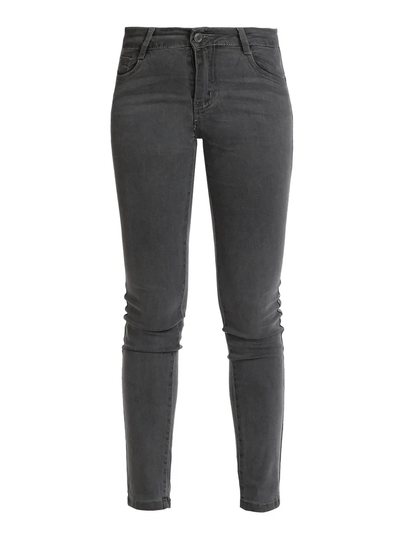 Jeans slim fit da donna - grigio scuro