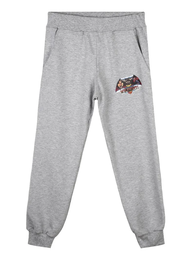 Pantaloni sportivi bambino con polsino - grigio