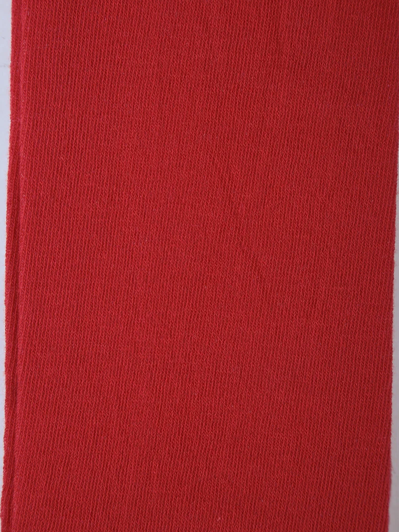 Collant bambina in caldo cotone - rosso