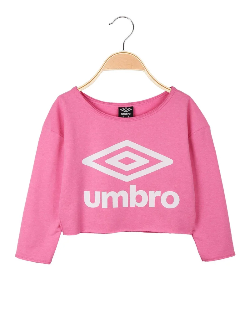 Felpa cropped - fucsia