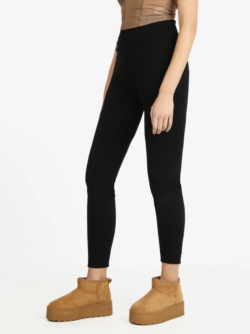 Leggings Orsetto pancia piatta - nero