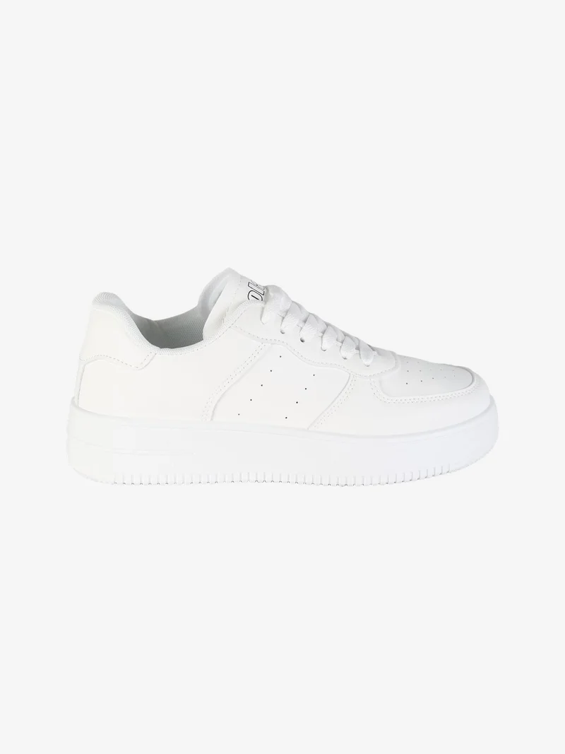 Sneakers donna stringate - bianco
