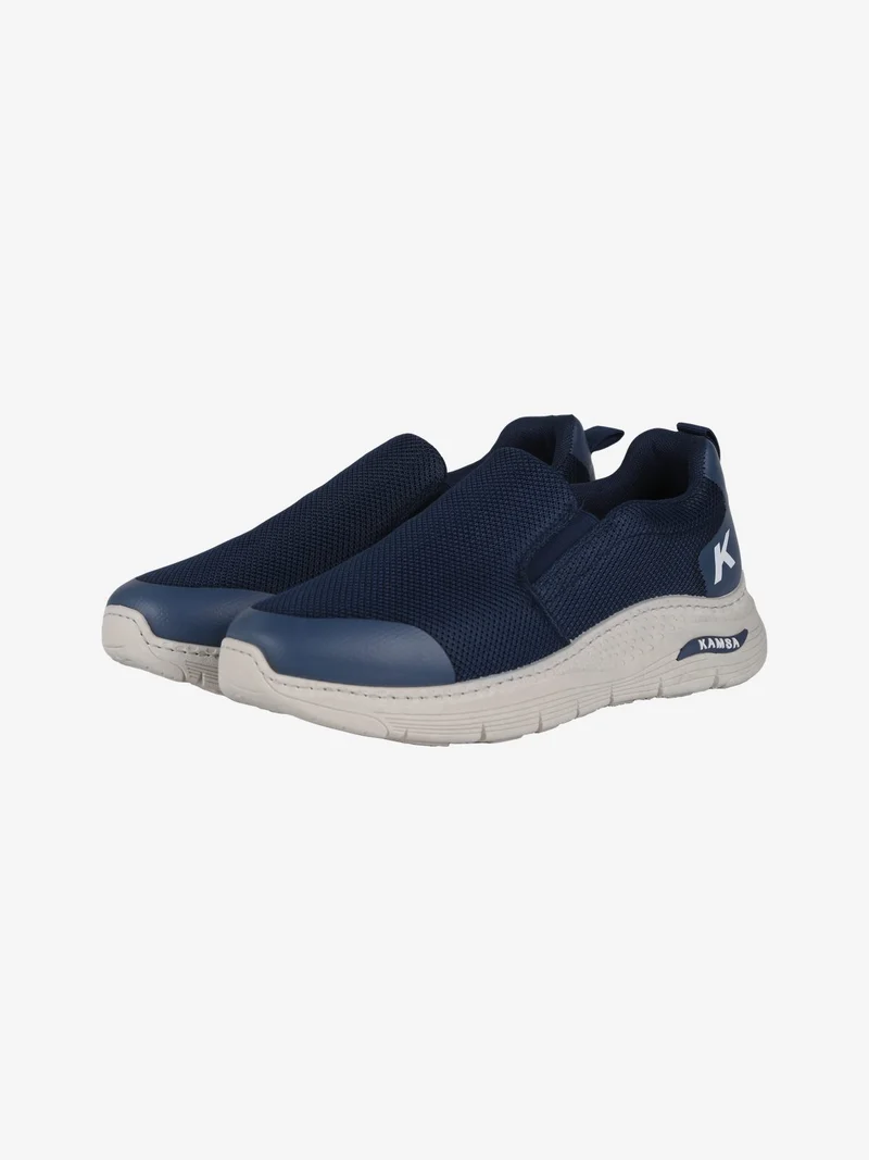 Sneakers uomo slip on comfort fit - blu scuro