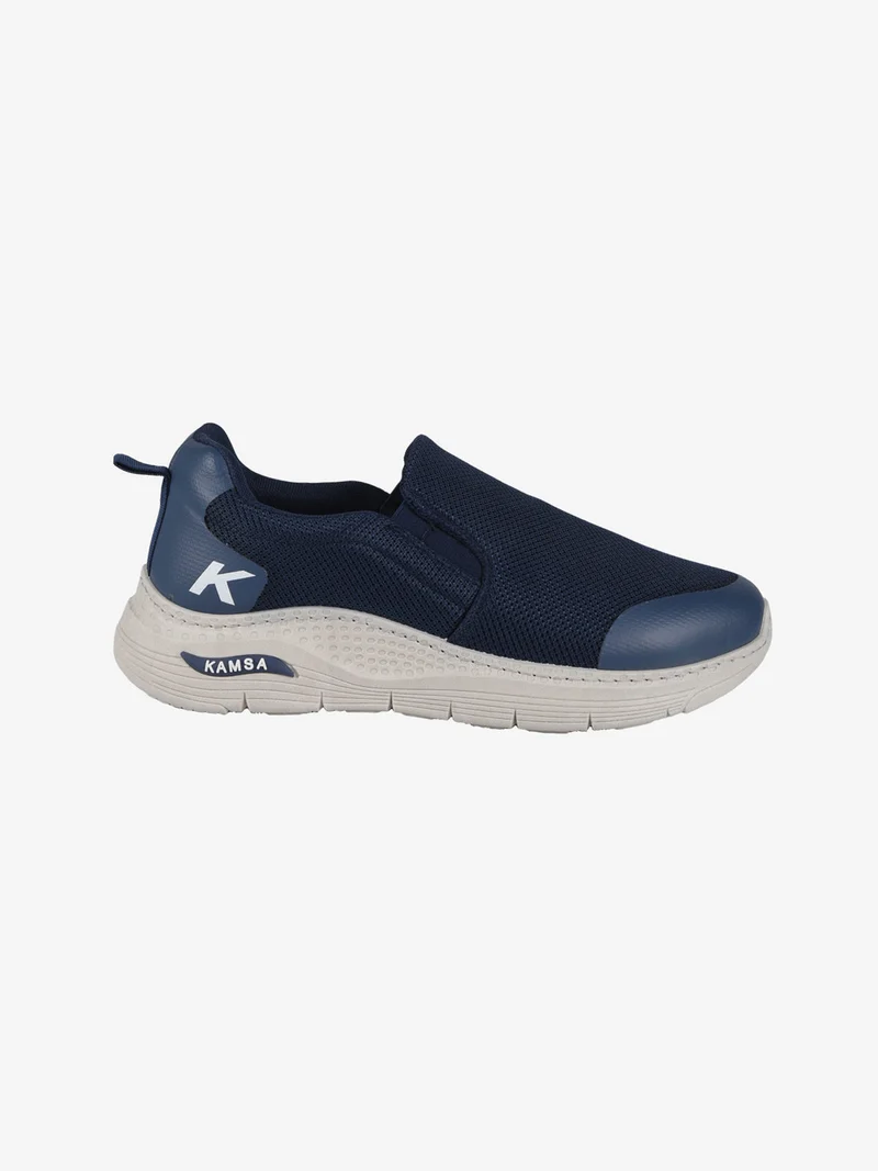 Sneakers uomo slip on comfort fit - blu scuro