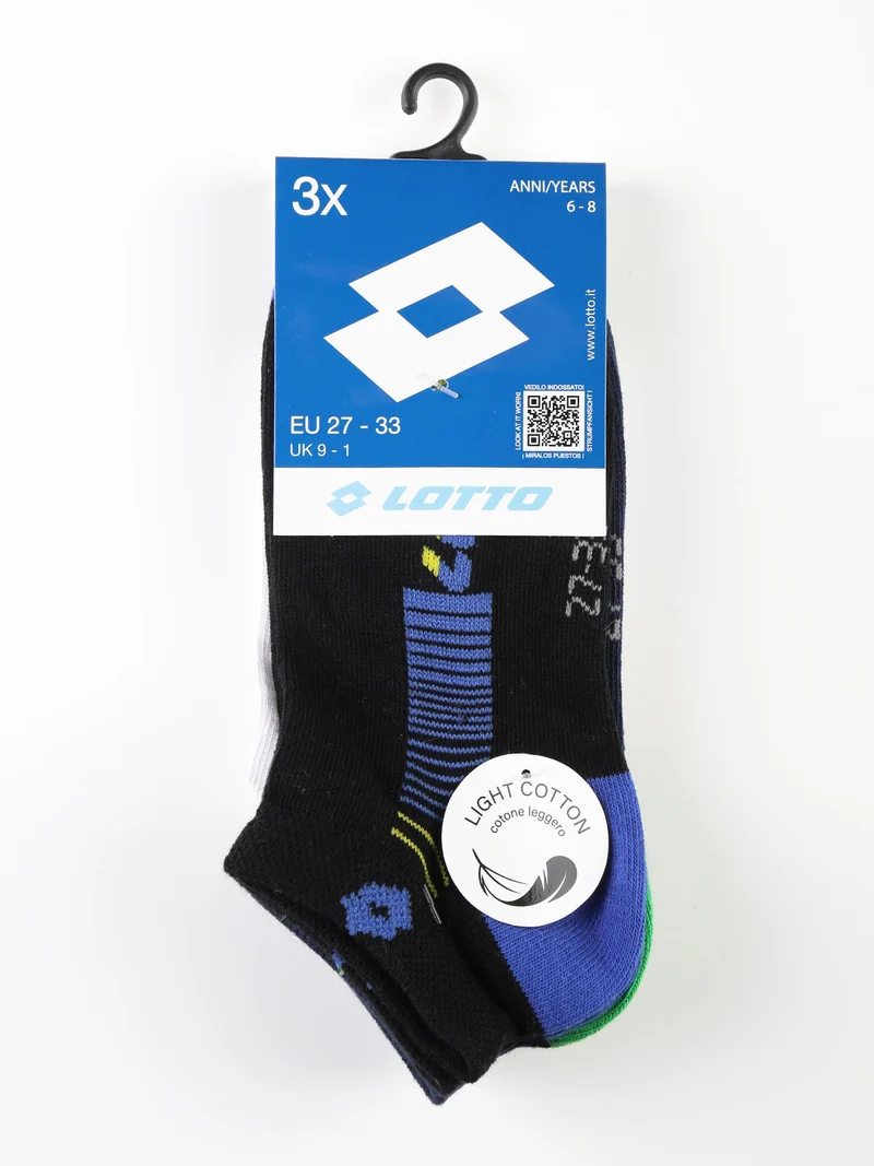 Calze corte da bambino. Confezione da 3 paia - blu scuro